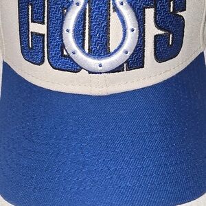 New Era Indianapolis Colts Blue and White Snapback Hat